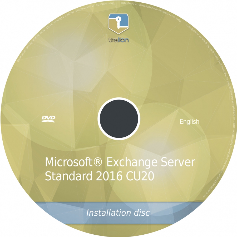 Microsoft Exchange Server Standard 2016 inkl. Tralion-DVD