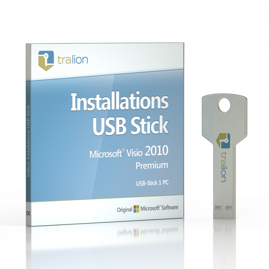 Microsoft Visio 2010 PREMIUM - USB-Stick 1 PC