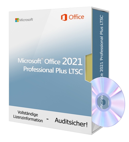 Microsoft Office 2021 Professional Plus LTSC inkl. DVD