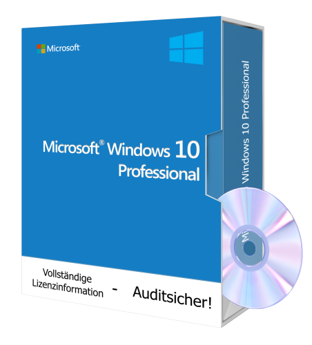 Microsoft Windows 10 Pro inkl. DVD