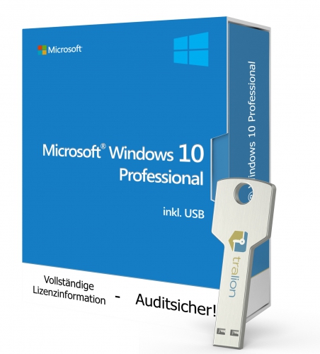 Microsoft Windows 10 Professional inkl. USB-Stick