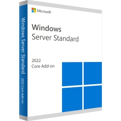 Microsoft Windows Server 2022 Standard 2 Core Add-on-Erweiterungslizenz