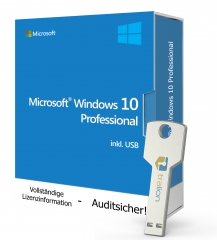Microsoft Windows 10 Professional inkl. USB-Stick